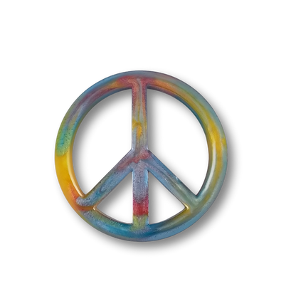 Resin Peace Sign Mini Marker