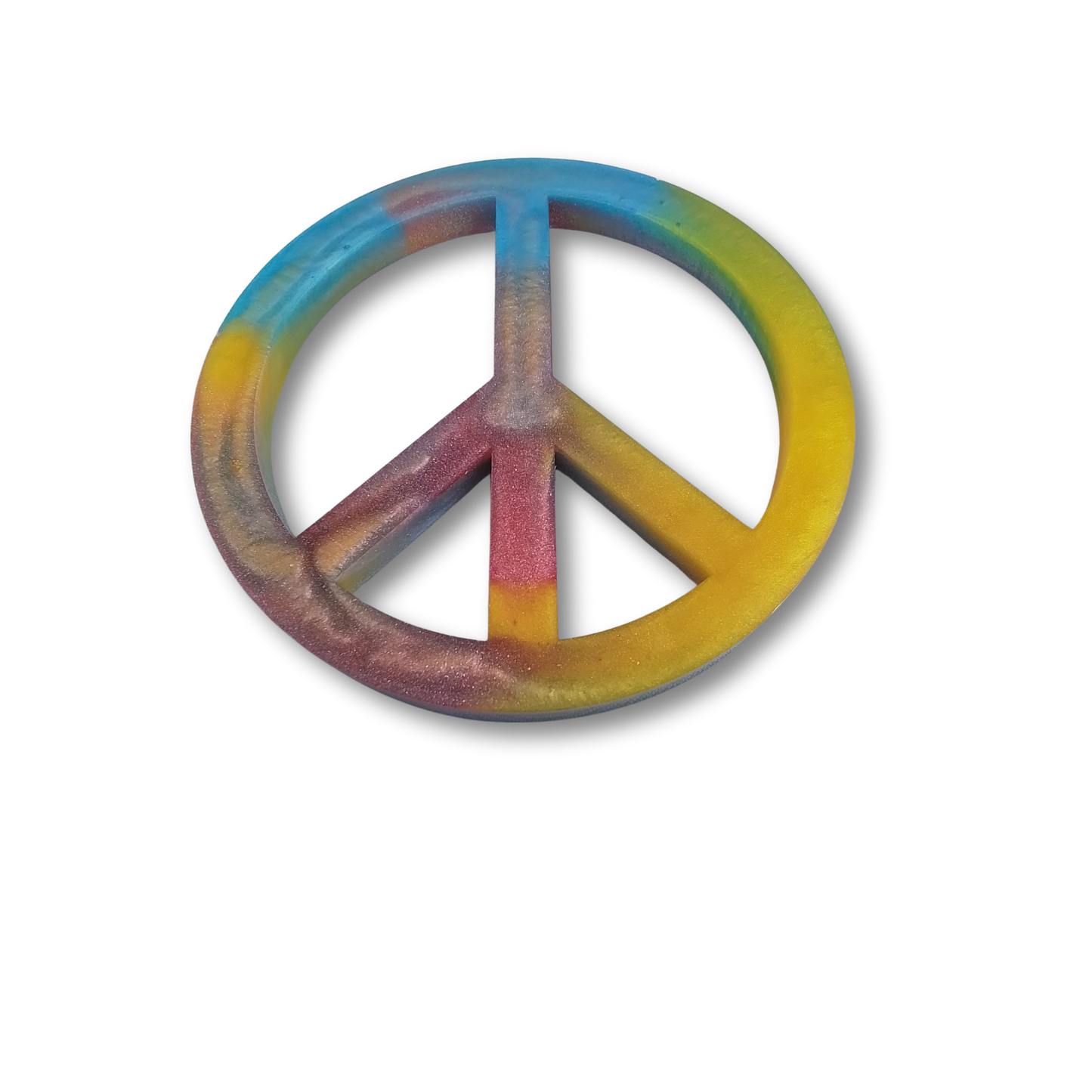 Resin Peace Sign Mini Marker