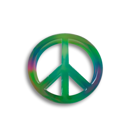 Resin Peace Sign Mini Marker