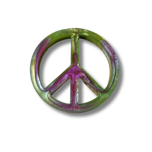 Resin Peace Sign Mini Marker