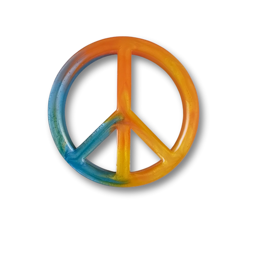 Resin Peace Sign Mini Marker