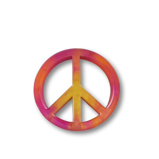 Resin Peace Sign Mini Marker