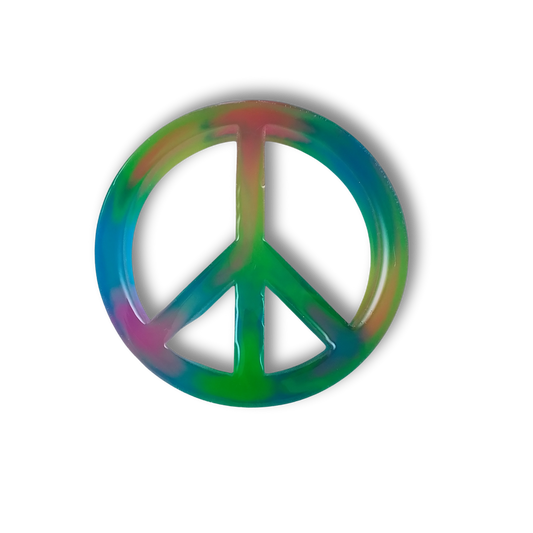 Resin Peace Sign Mini Marker