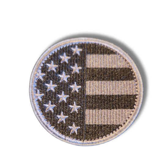 Round American Flag