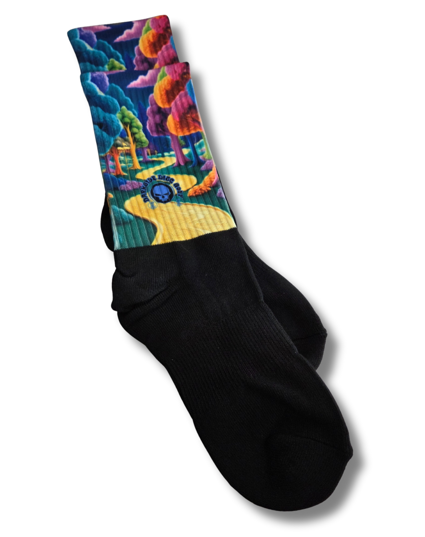 Disc Golf Socks Colorful Path (M)