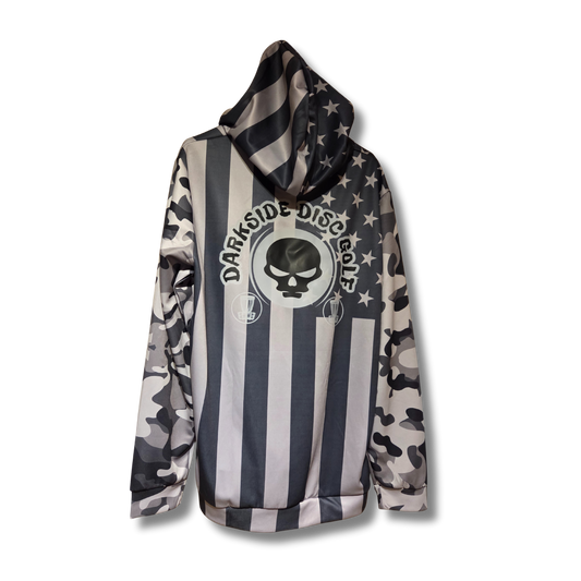 Grey Stars & Stripes Hoody