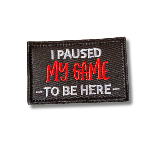 Paused my game