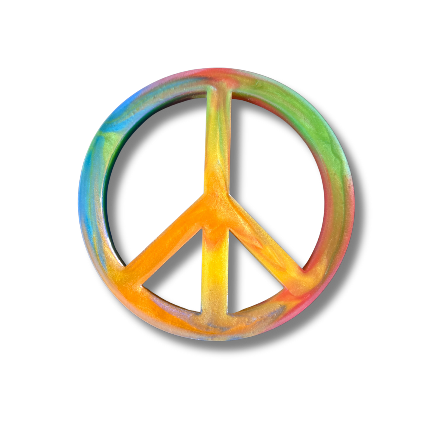 Resin Peace Sign Mini Marker