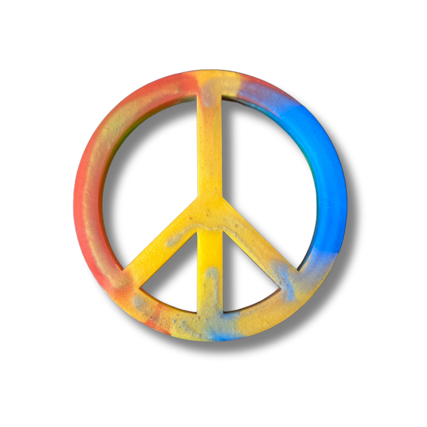 Resin Peace Sign Mini Marker